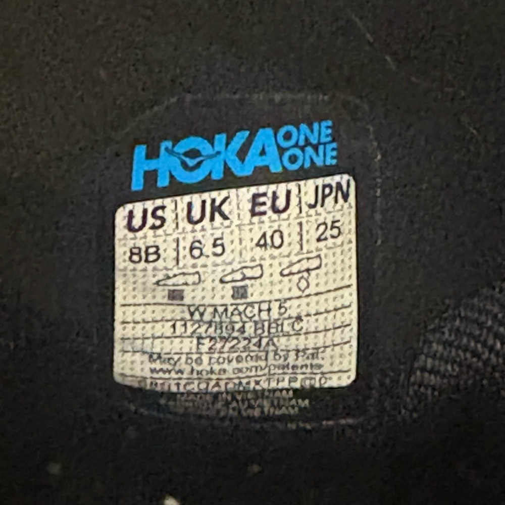 Like New - HOKA Mach 5 women’s - Picture 7 of 8